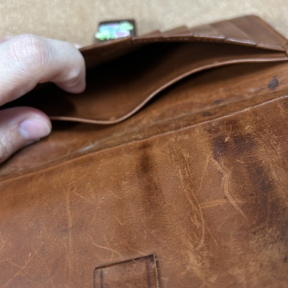 Vintage Coach bifold customized wallet donut embroidery - Picture 11 of 16